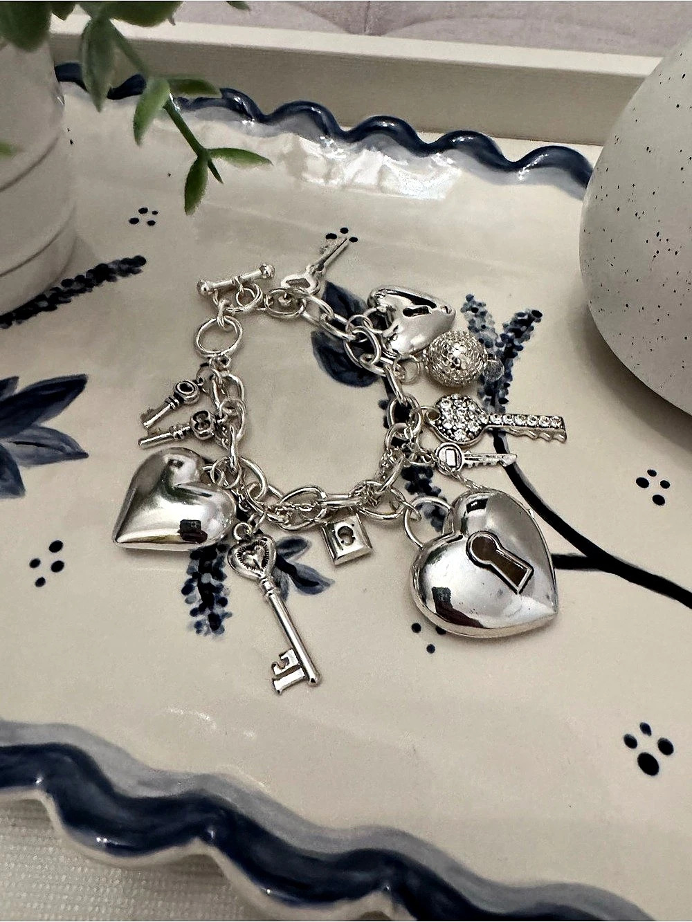 Silver Charm Bracelet